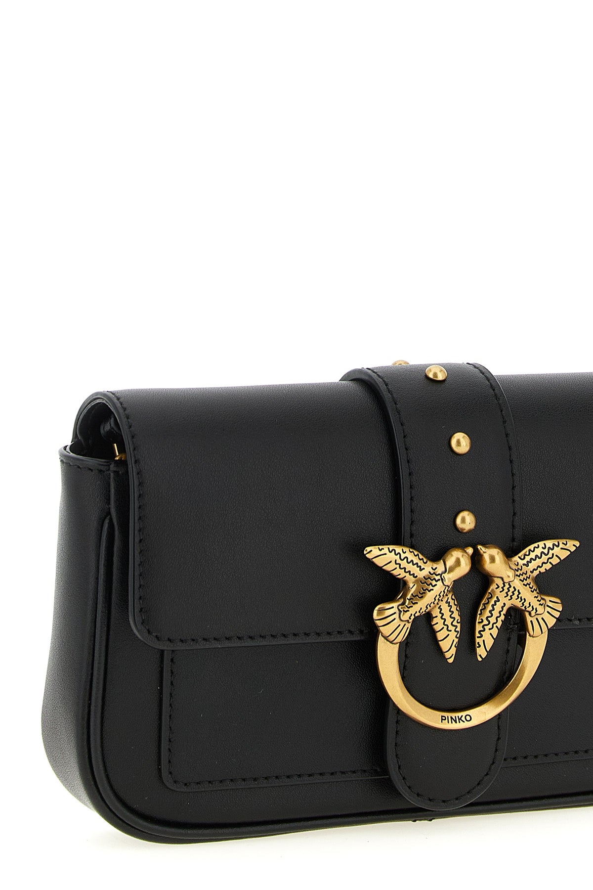 pocket love one crossbody bag in silk-touch leather