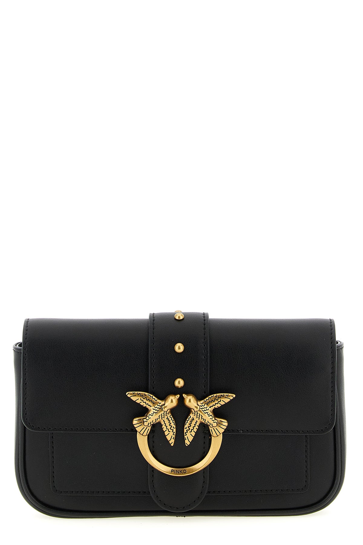pocket love one crossbody bag in silk-touch leather