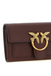 love simply wallet on chain in silk-touch leather