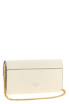 love simply wallet on chain in silk-touch leather