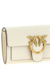 love simply wallet on chain in silk-touch leather