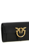 love simply wallet on chain in silk-touch leather