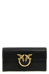 love simply wallet on chain in silk-touch leather