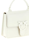 mini love one light vintage shiny leather handbag