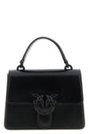 mini love one light vintage shiny leather handbag