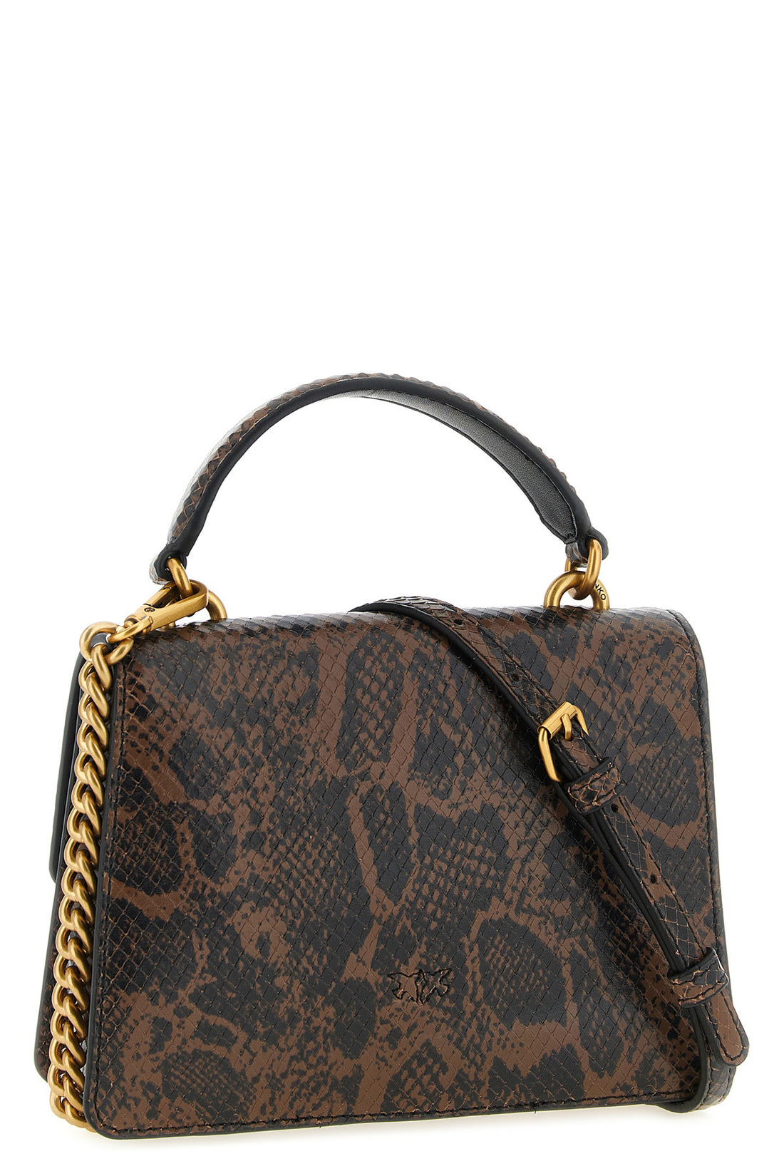 PINKO OS the mini love one top light pinko handbag redefines everyday elegance through