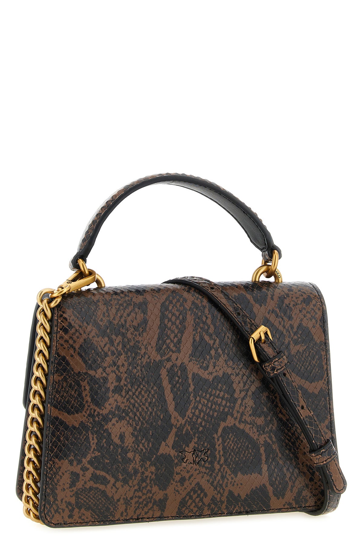 the mini love one top light pinko handbag redefines everyday elegance through