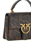 the mini love one top light pinko handbag redefines everyday elegance through