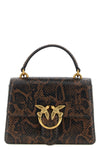 the mini love one top light pinko handbag redefines everyday elegance through