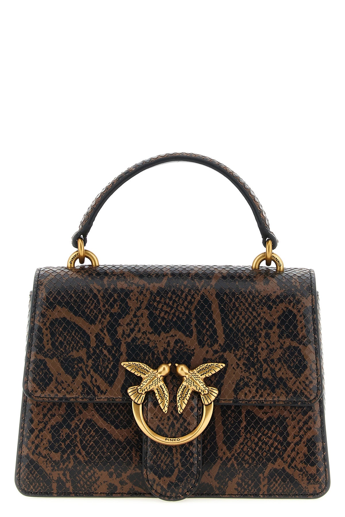 the mini love one top light pinko handbag redefines everyday elegance through