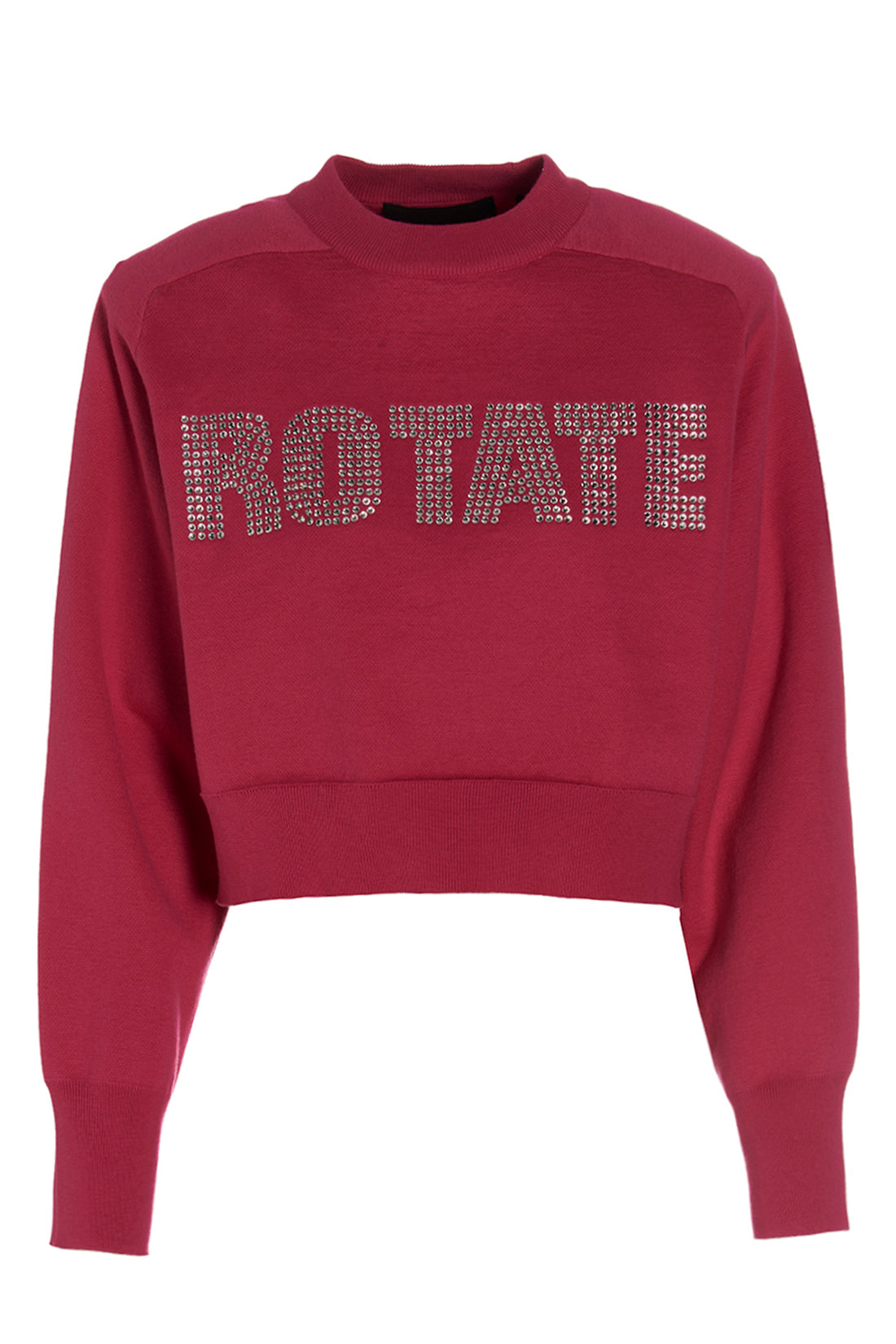 ROTATE BIRGER CHRISTENSEN 34 firm rhinestone cotton and cachemire sweatshirt