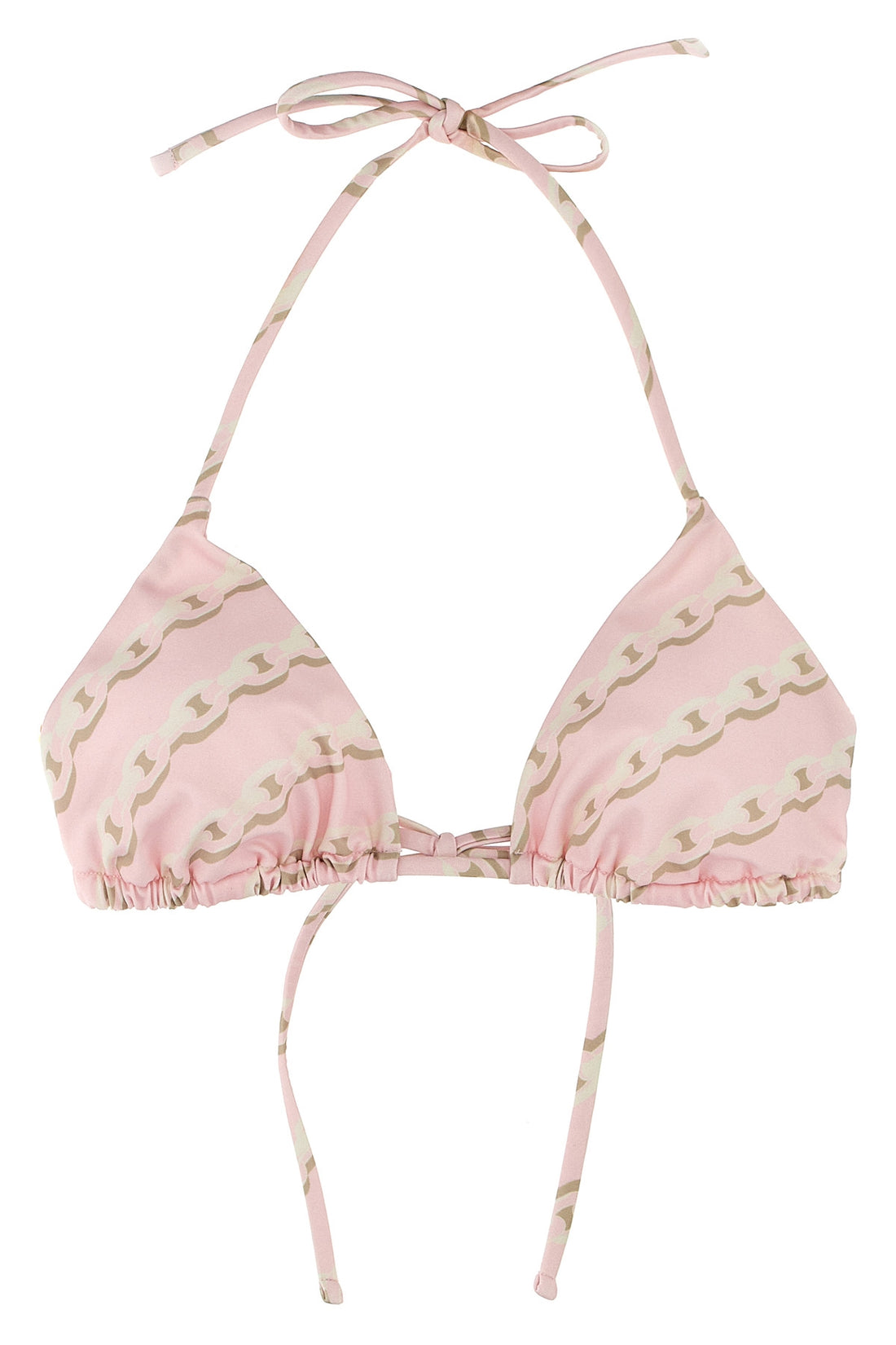 VERSACE 2 all-over treasure print bikini top