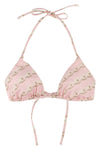 all-over treasure print bikini top