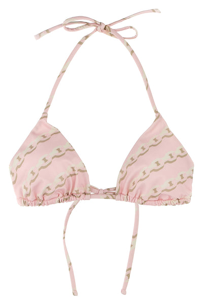 all-over treasure print bikini top