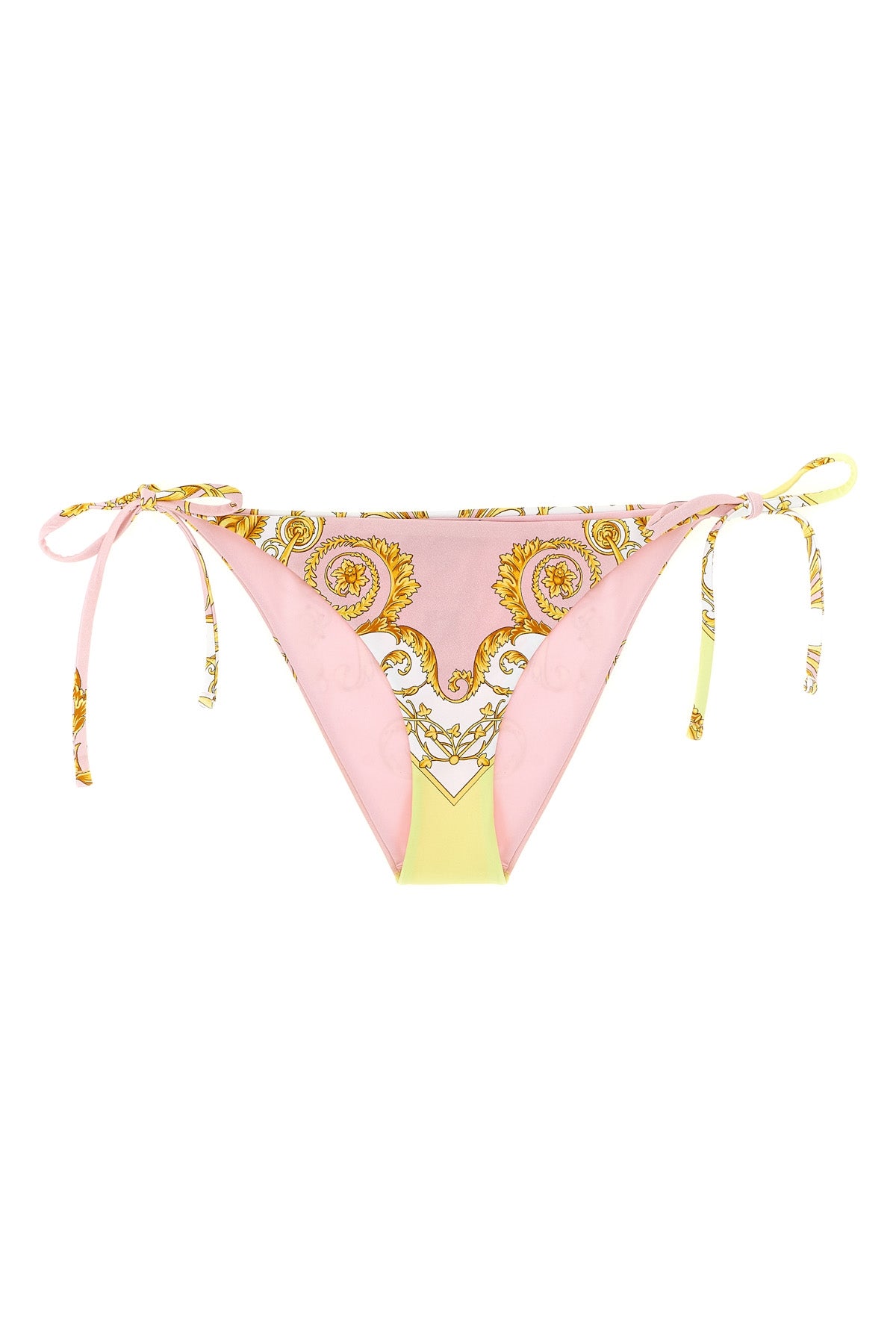 all-over spring barocco print lycra bikini bottoms