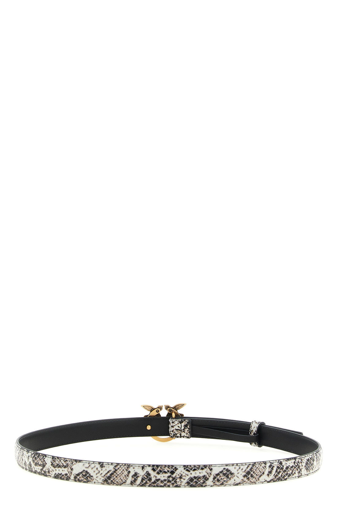 PINKO L the pinko belt in pure calf leather is distinguished by a sophisticated finish