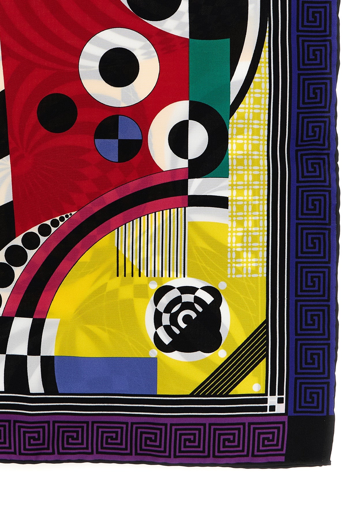 the versace 90x90 silk twill bio theatre print scarf defines the maisons aesthe