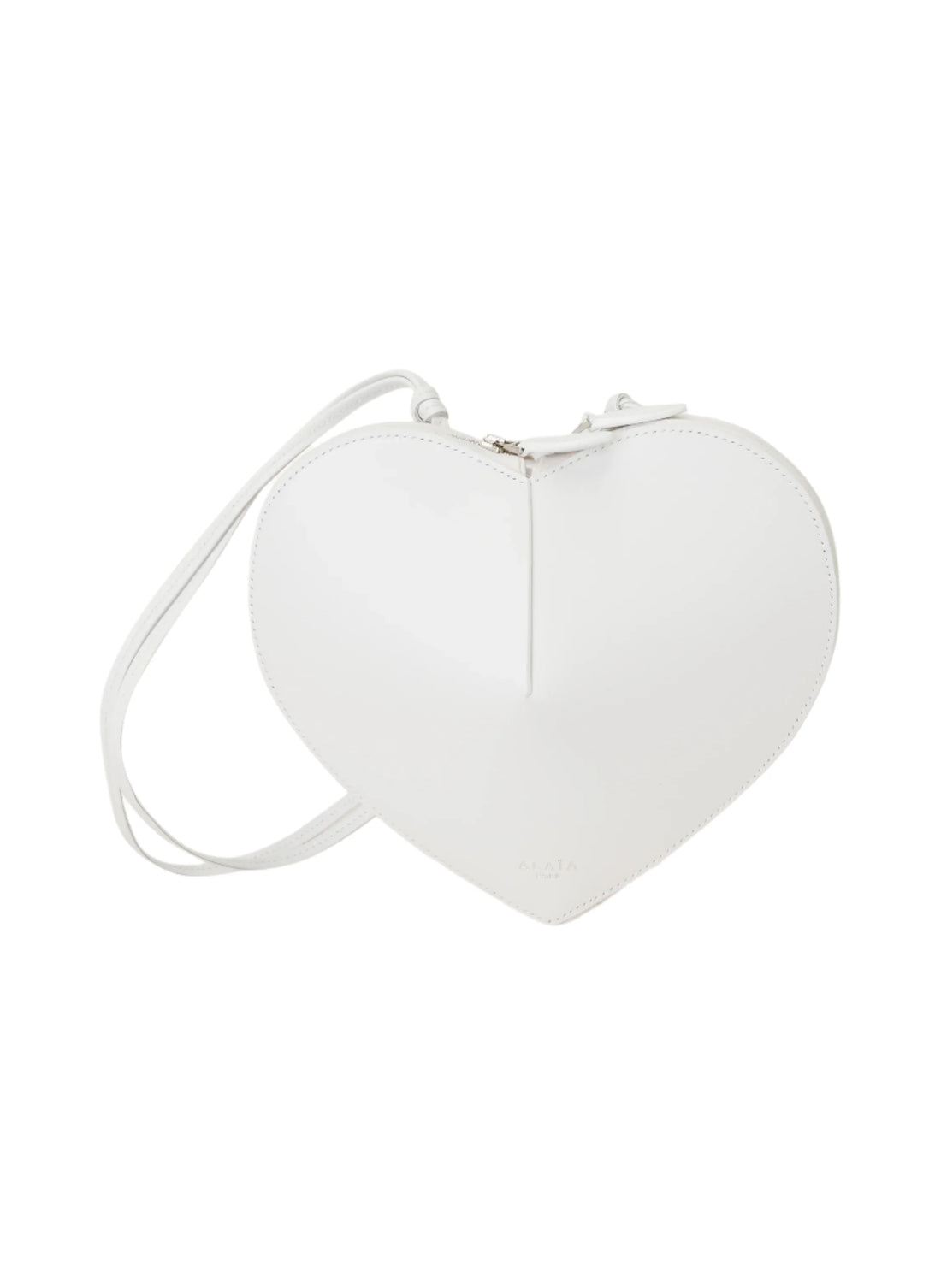 ALAïA Le Coeur Leather Heart Bag – White
