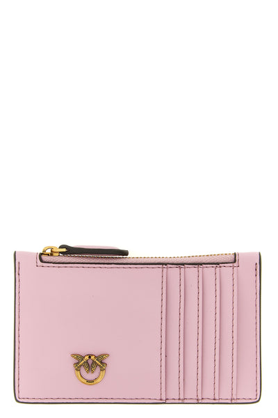 airone silk leather card holder