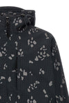 the snow peak reflective night camo hooded jacket