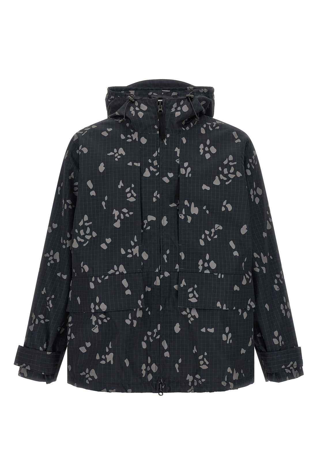 SNOW PEAK L the snow peak reflective night camo hooded jacket