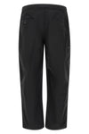 the black snow peak trousers in technical taffeta and wool