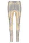 leggings in laminated fabric