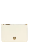 flat classic crossbody bag in silk-touch leather