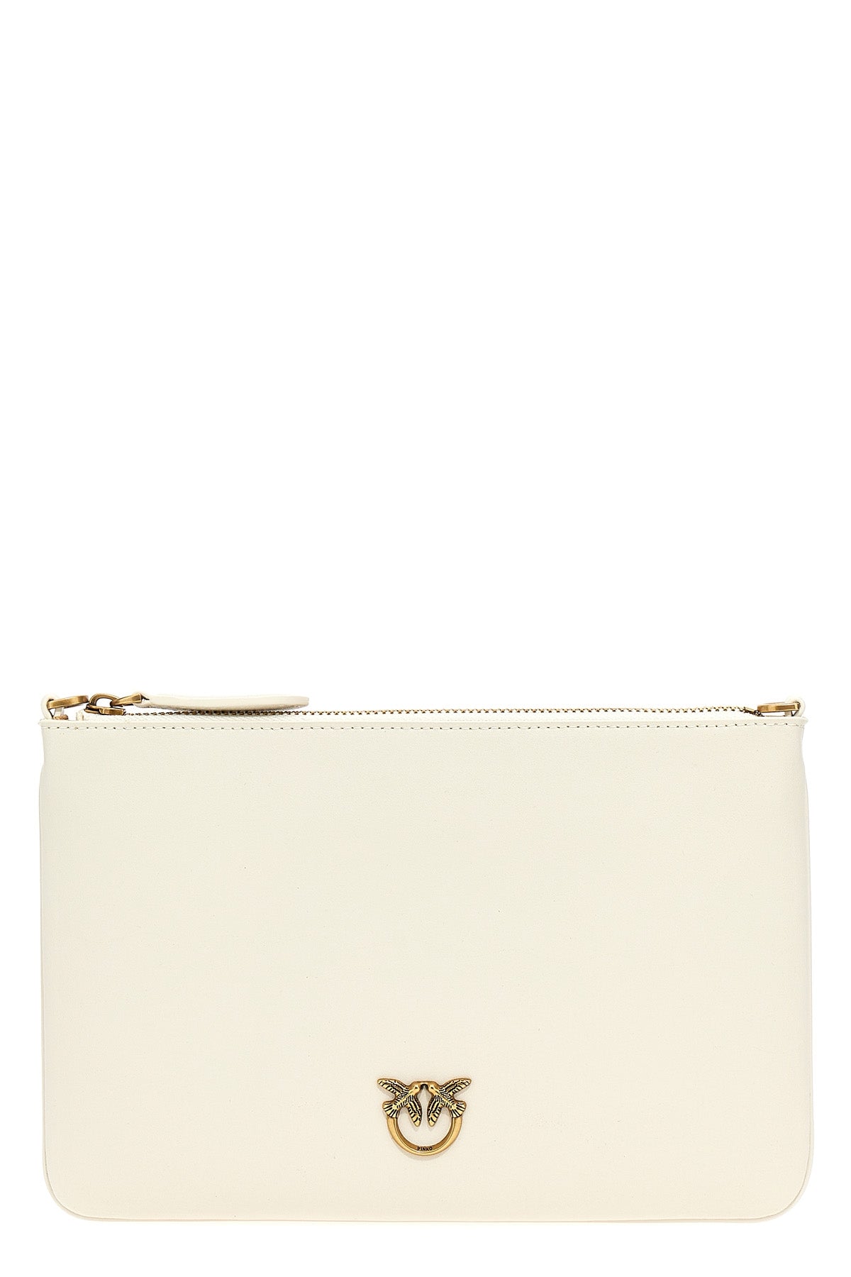 flat classic crossbody bag in silk-touch leather