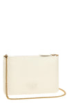 flat classic crossbody bag in silk-touch leather