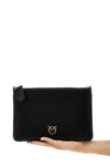 flat classic crossbody bag in silk-touch leather
