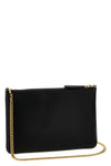 flat classic crossbody bag in silk-touch leather