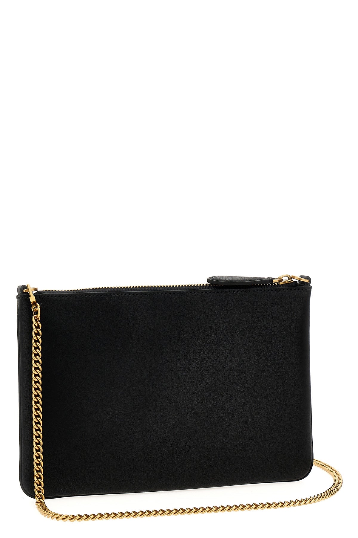 flat classic crossbody bag in silk-touch leather
