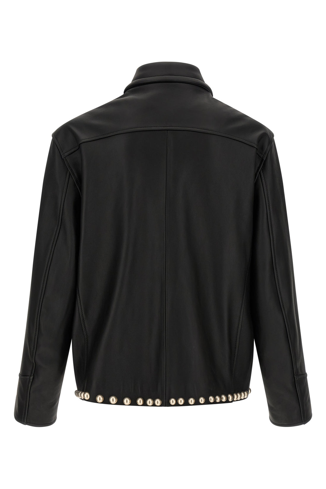 SECOND/LAYER 52 the second/layer rider jacket features a structured silhouette