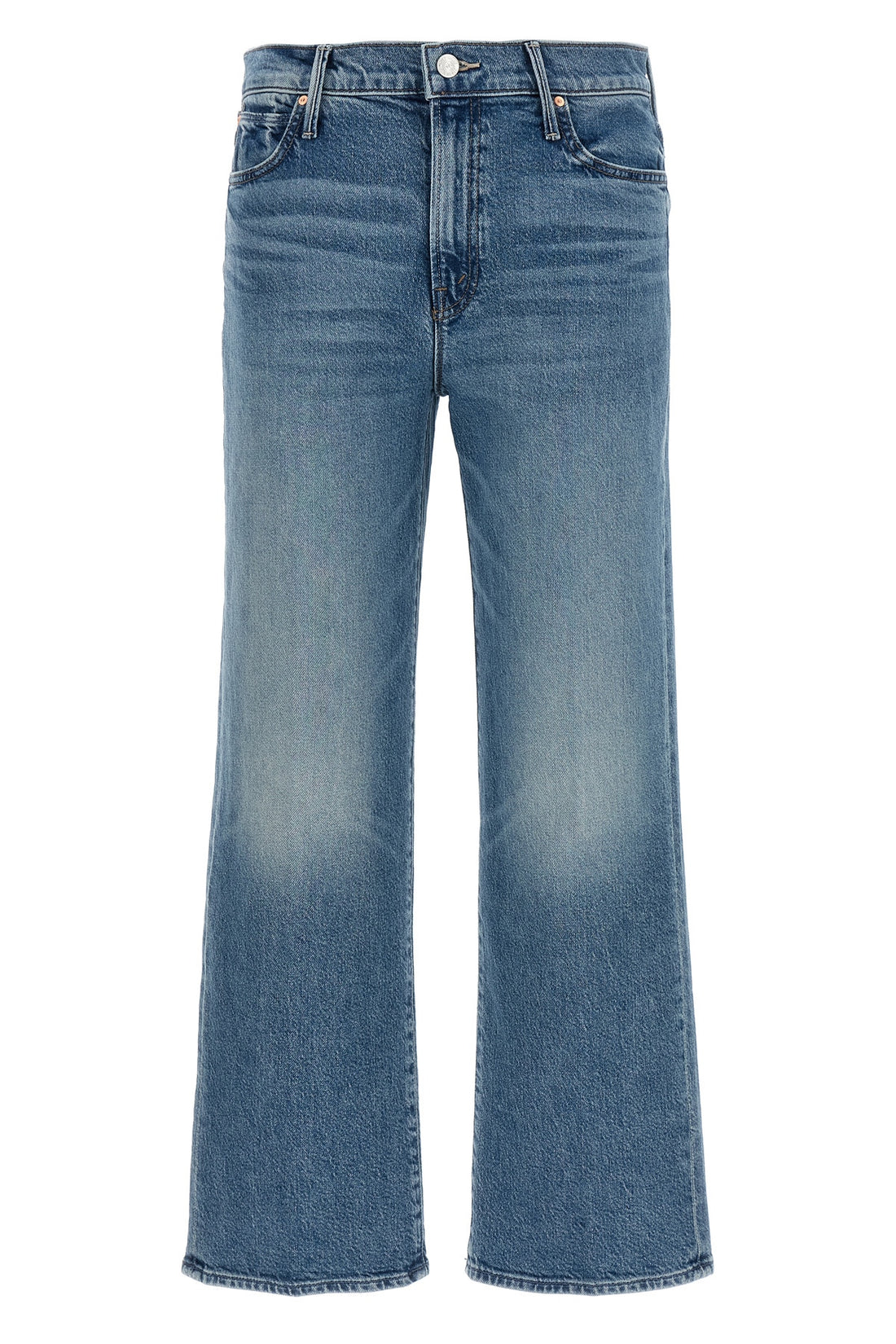 MOTHER 25 the kick it ankle denim jeans superior semi-rigid birds gone wild wash