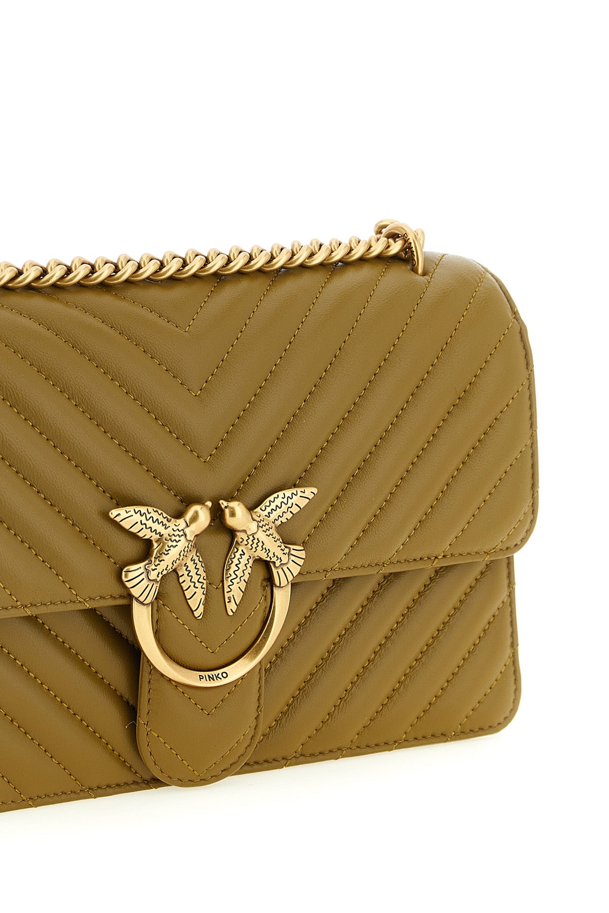 love one classic quilted nappa leather crossbody bag