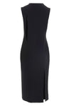 sleeveless midi dress