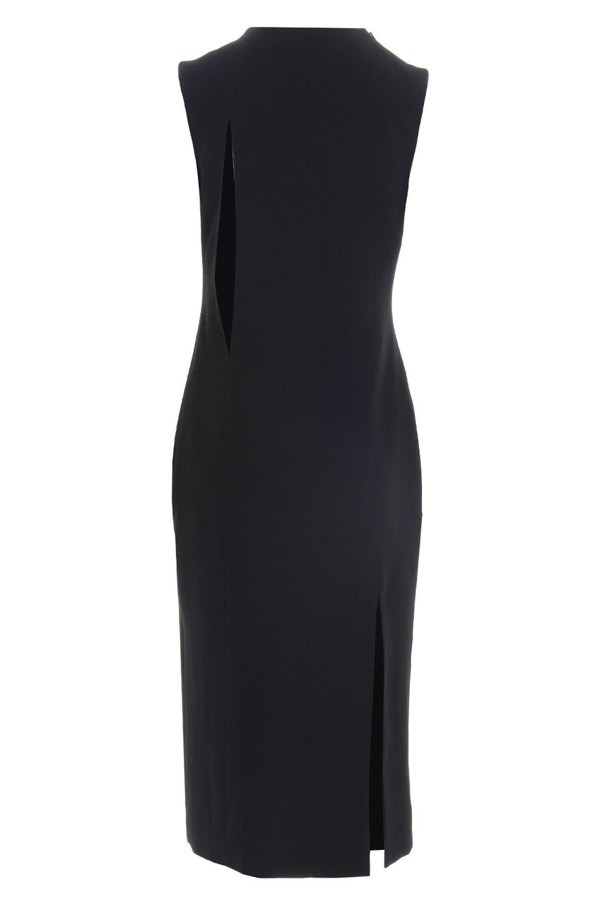 sleeveless midi dress