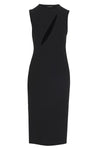sleeveless midi dress