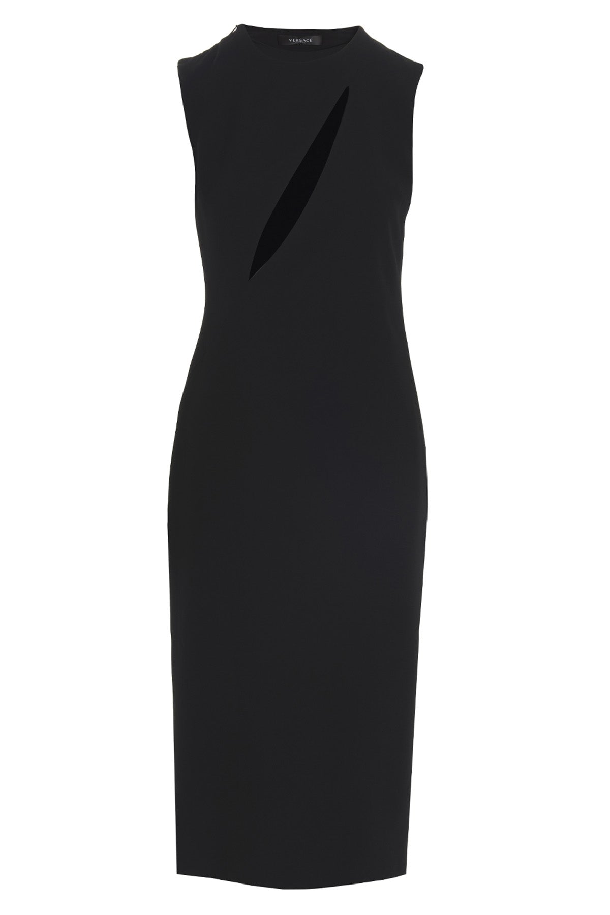 sleeveless midi dress