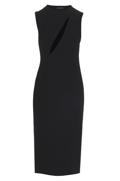 sleeveless midi dress