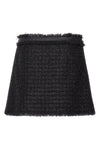 lurex wool blend skirt