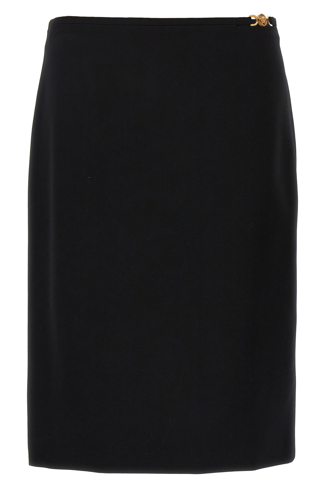 VERSACE 42 stretch wool midi skirt