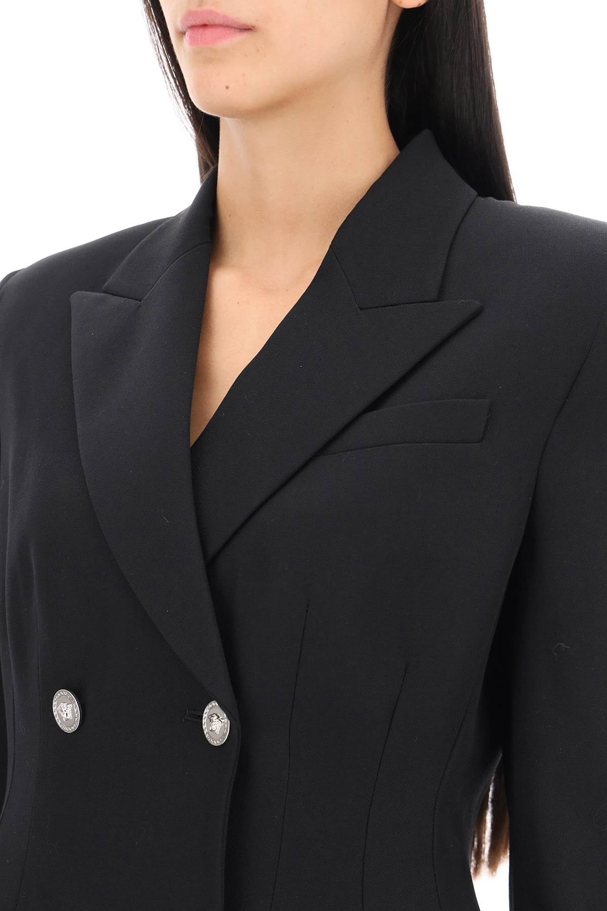 hourglass double-breasted blazer