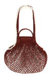 l le pliage filet cotton mesh shoulder bag