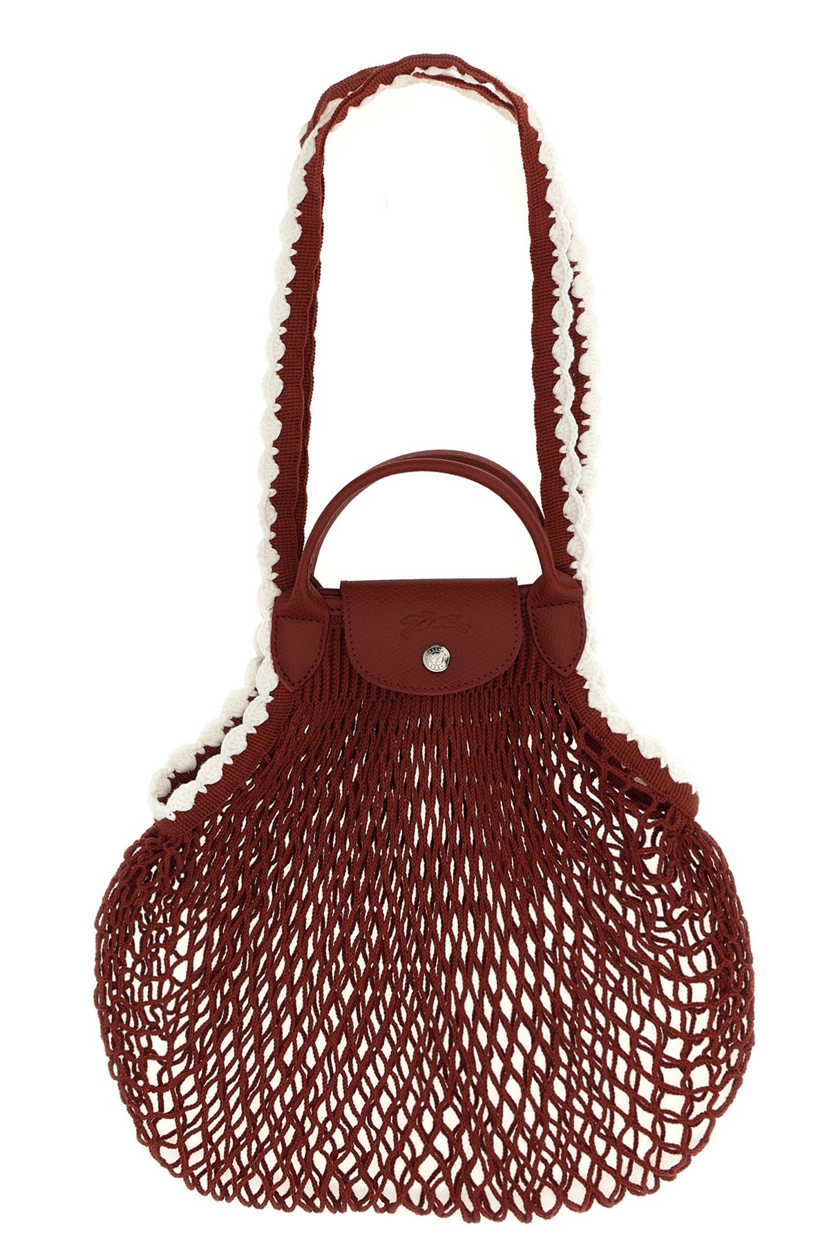 l le pliage filet cotton mesh shoulder bag