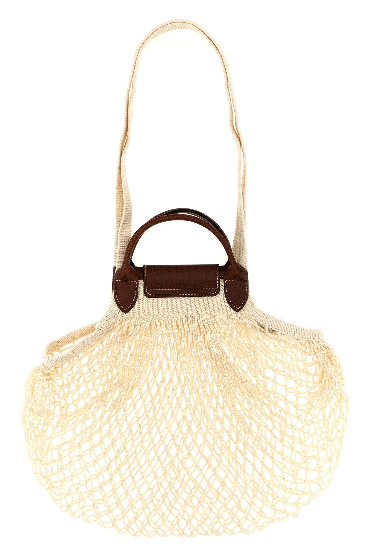 l le pliage filet cotton mesh shoulder bag