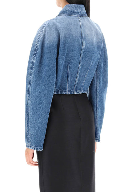 cropped denim jacket