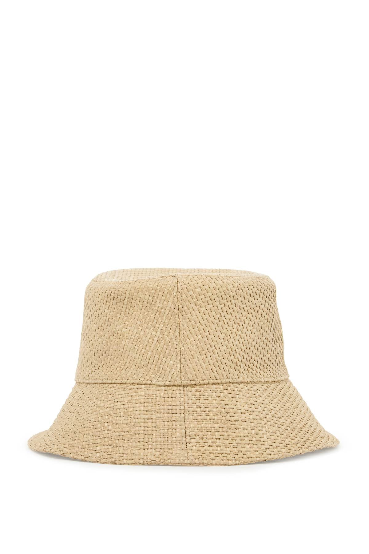 raffia bucket hat for