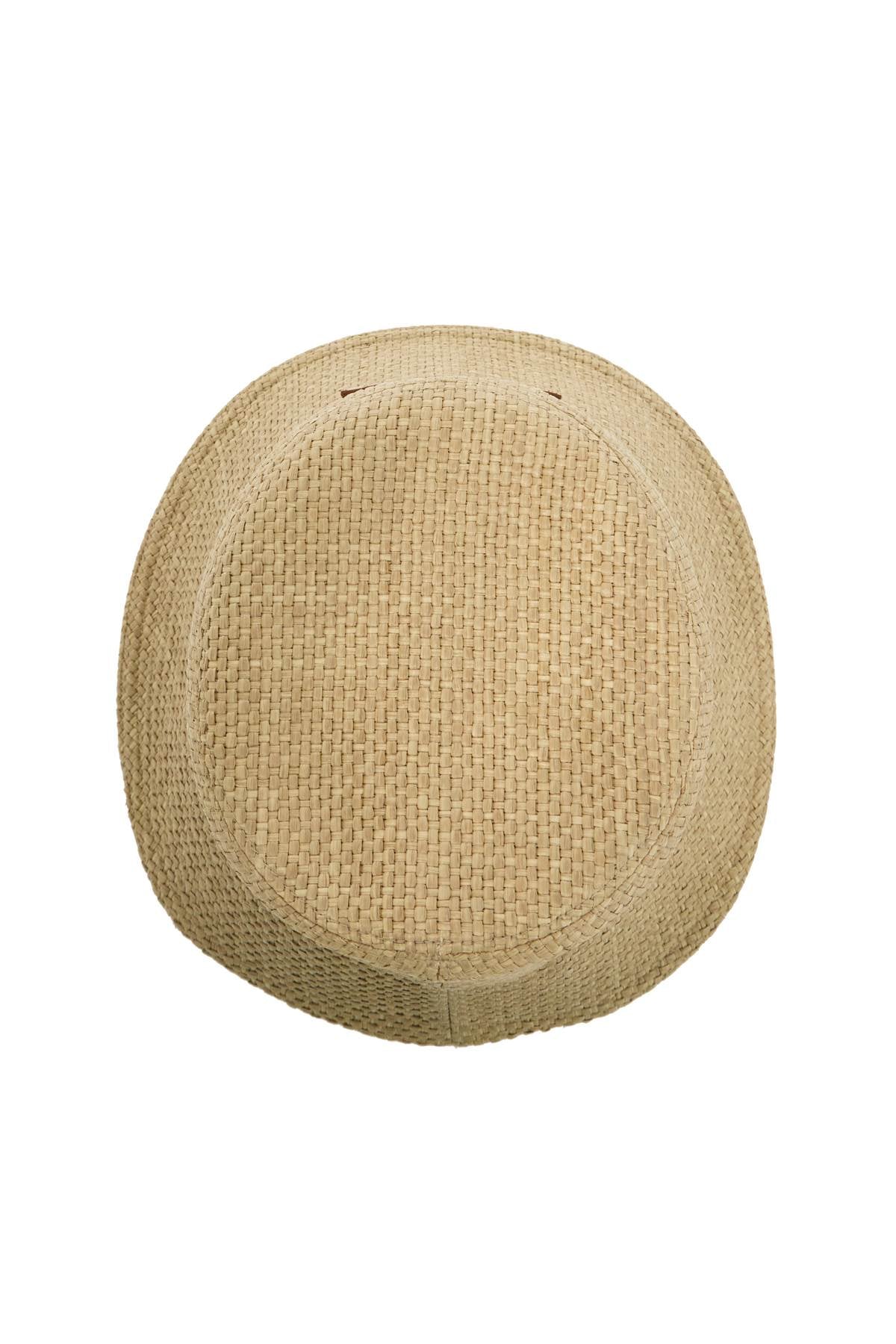 raffia bucket hat for